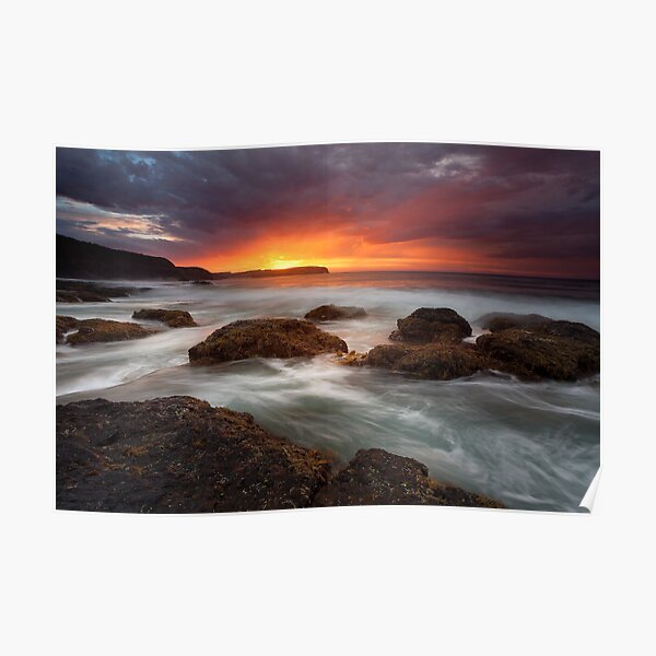 Pebble Beach Dawn Poster