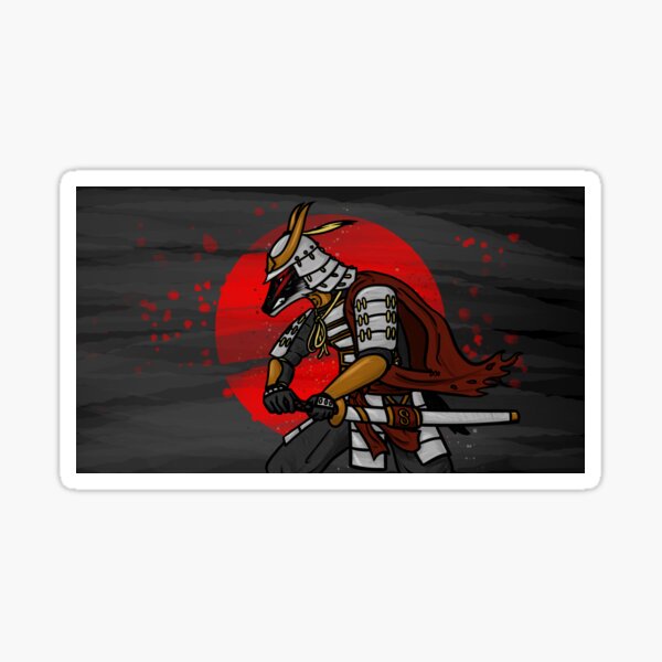 Samurai Badger Sticker