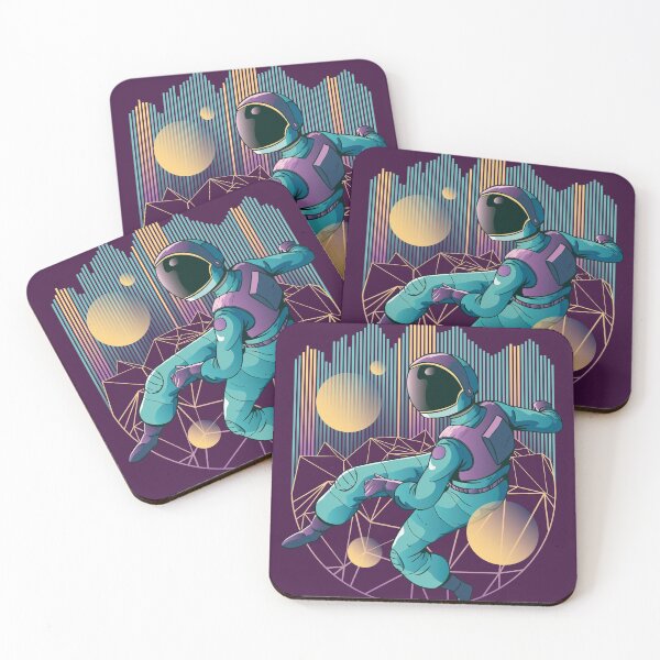 Item preview,  Astronaut with geometric, techno style designed and sold by FFelder.