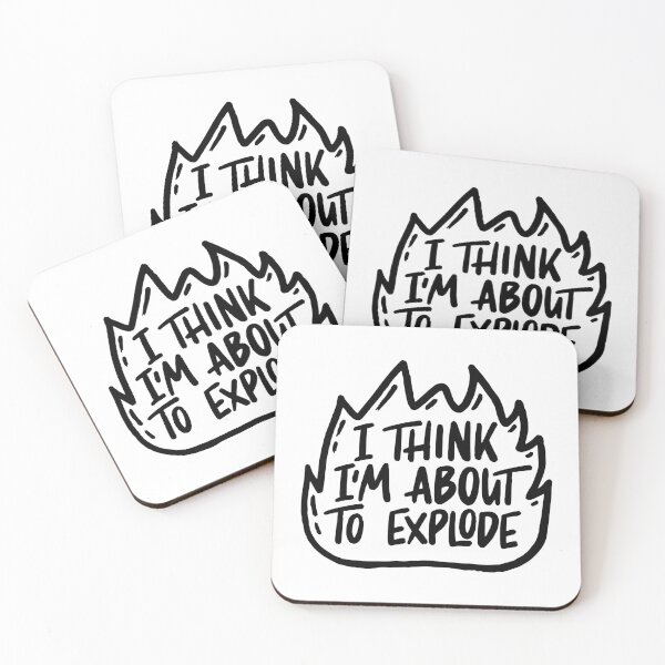 Item preview, I'm about to explode designed and sold by letterbrighter.
