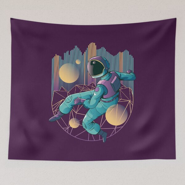 Item preview,  Astronaut with geometric, techno style designed and sold by FFelder.