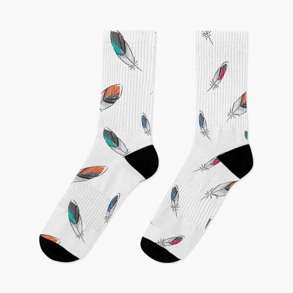 Item preview, Colorful feathers pattern designed and sold by AleksOrel.