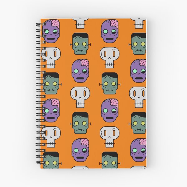 Item preview, Fun Halloween Monster Pattern | Zombie Skeleton Frankenstein | Cute Halloween designed and sold by SLAG-Creative.