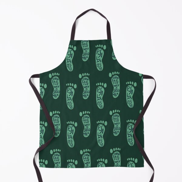 Item preview, Psalm 143 Green Footprint designed and sold by faithprints.