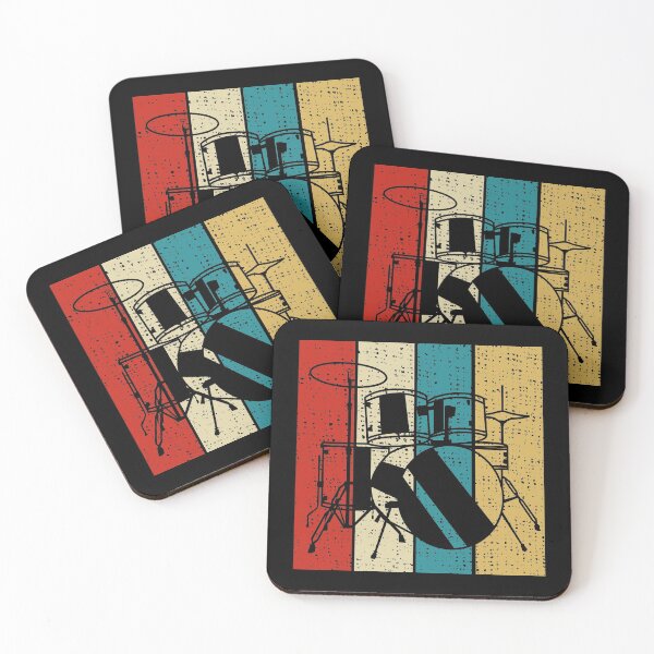 Item preview, Funny Retro Vintage Boy Girl Drummer designed and sold by jcorres.