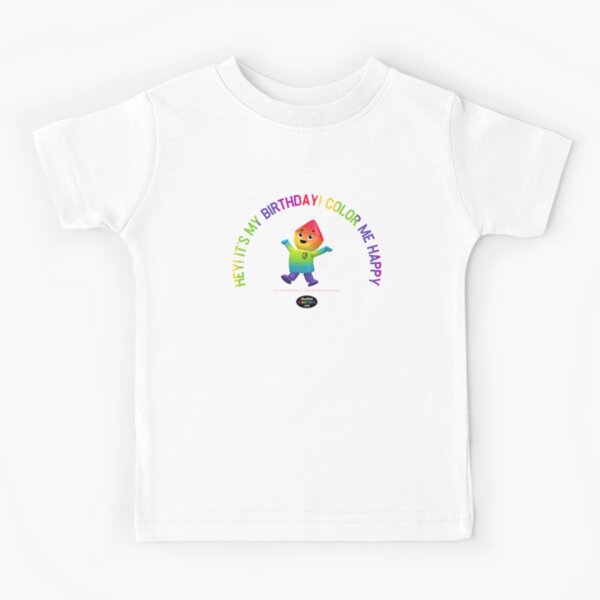 Charlie&apos;s Colorforms City - Color Me Happy Kids T-Shirt