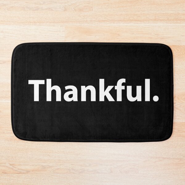Item preview, Thankful Simple Text Positivity designed and sold by TravelScientist.