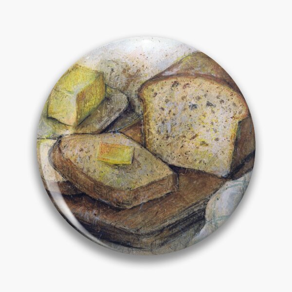Item preview, Homemade bread and butter Illustration designed and sold by cloudeddreams.