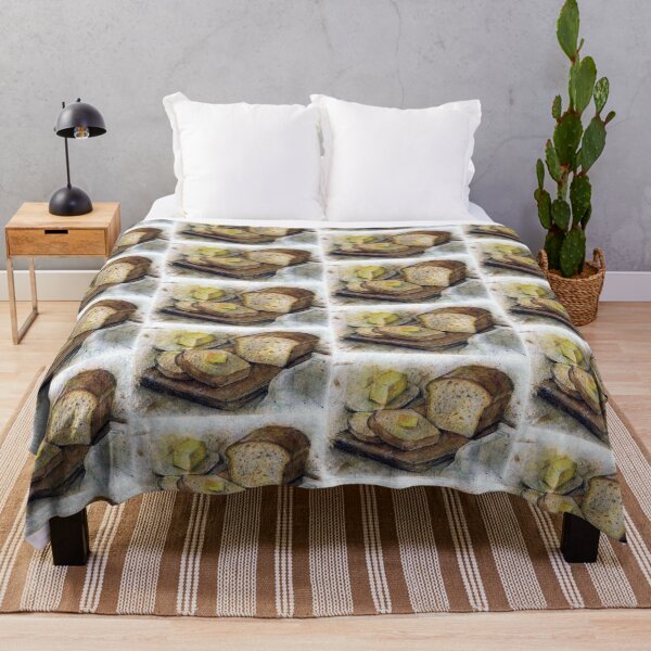 Item preview, Homemade bread and butter Illustration designed and sold by cloudeddreams.