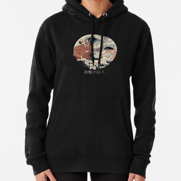 Attack on Titan - Kanagawa Wave Pullover Hoodie