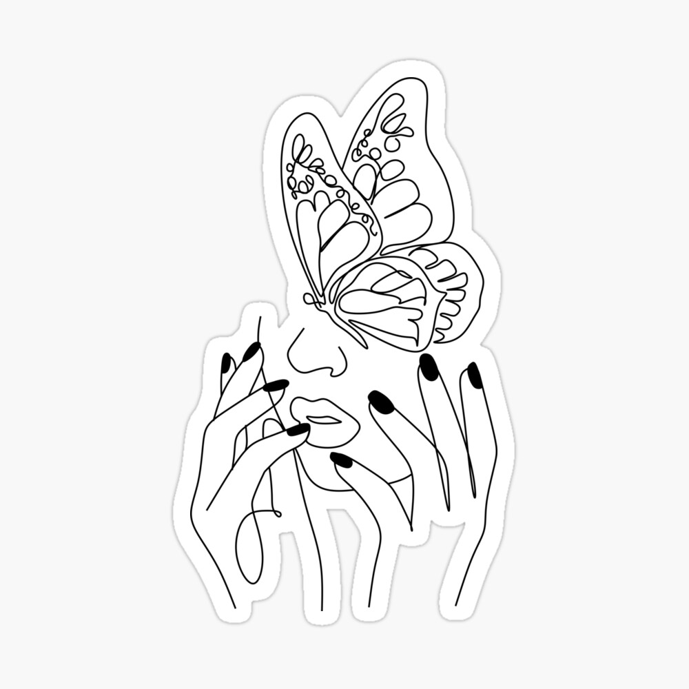Butterfly Drawing Line art, kalash, white, child, pencil png | Klipartz
