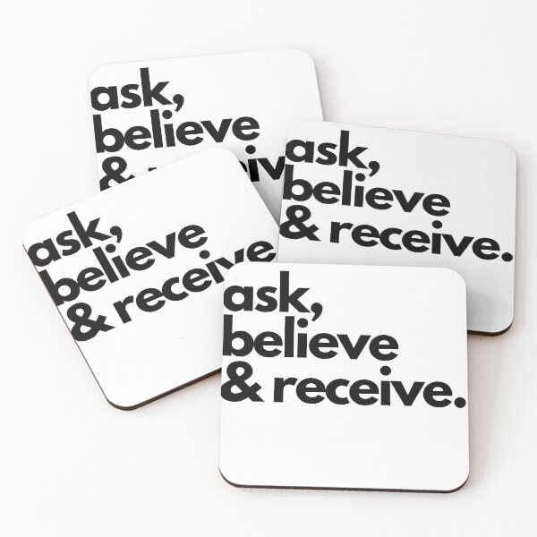 Item preview, ask, believe and receive  designed and sold by manifestation-.