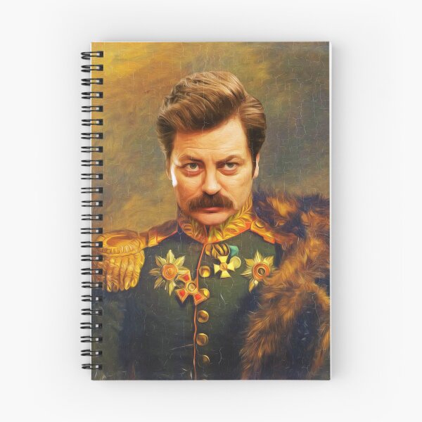 Item preview, Ron Swanson Old Timey Portrait Painting (Parks & Rec) designed and sold by uselessnyc.