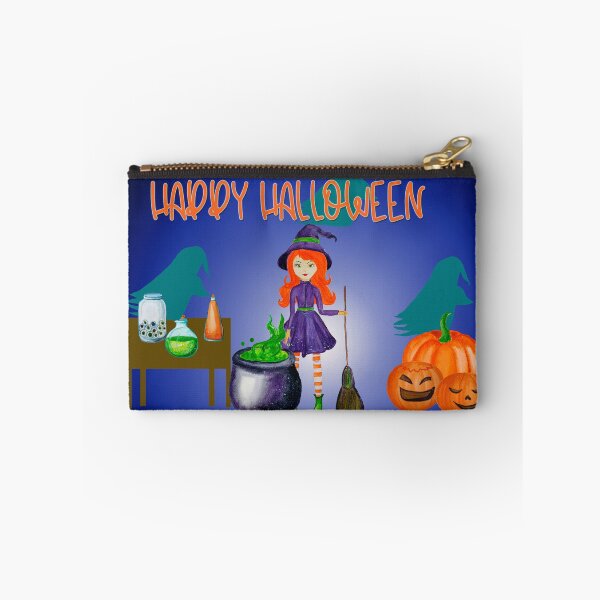 Item preview, Halloween Cute Potion Brewing Witch designed and sold by eevee135.