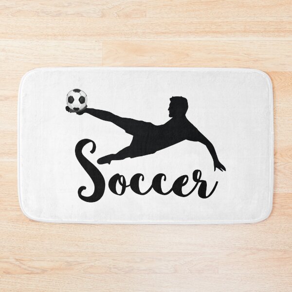 Item preview, Soccer, With Silhouette Of Person Scissor Kicking Soccer Ball designed and sold by 4AllTimes.