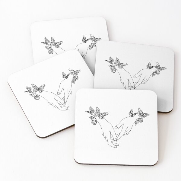 Item preview, Hands Holding Butterfly Minimal Line Art Art Print. Line drawing hands together forever. Hands with nature. One Line hands vector drawing.  Minimalist print. Romantic illustration.  designed and sold by OneLinePrint.