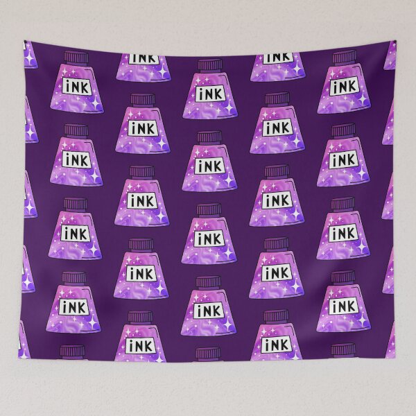 Item preview, Magic purple ink designed and sold by Cat Print.