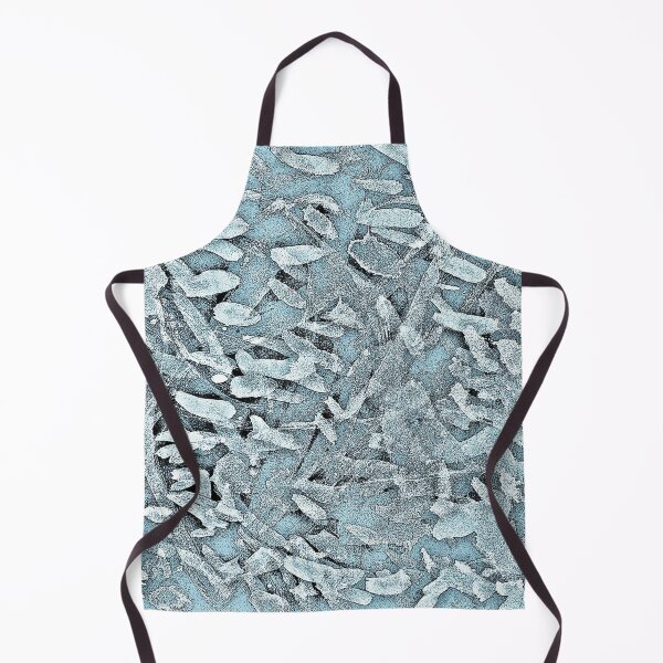 Item preview, Ocean Tips Silver Blue Abstract designed and sold by GittaG74.
