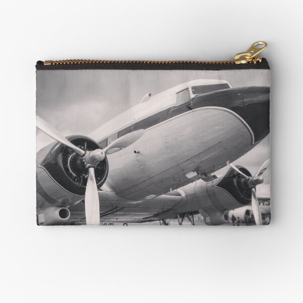 DC-3 Breitling Super Constellation Flyers Zipper Pouch