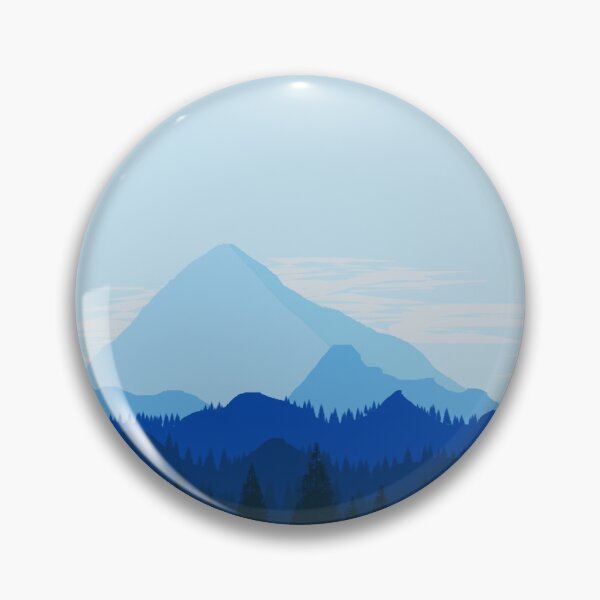Artikelvorschau, Blue & Hazy Forest Berglandschaft entworfen und verkauft von KsbAesthetics.