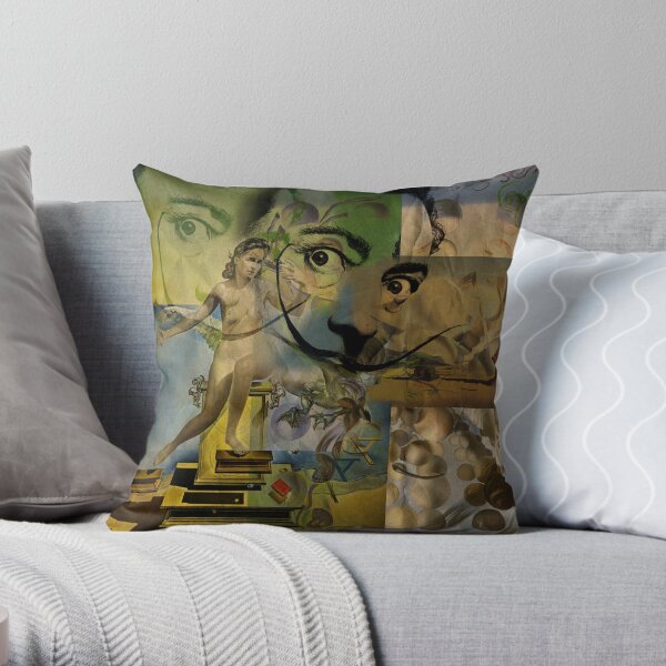 Dalí Dreams Salvador Throw Pillow