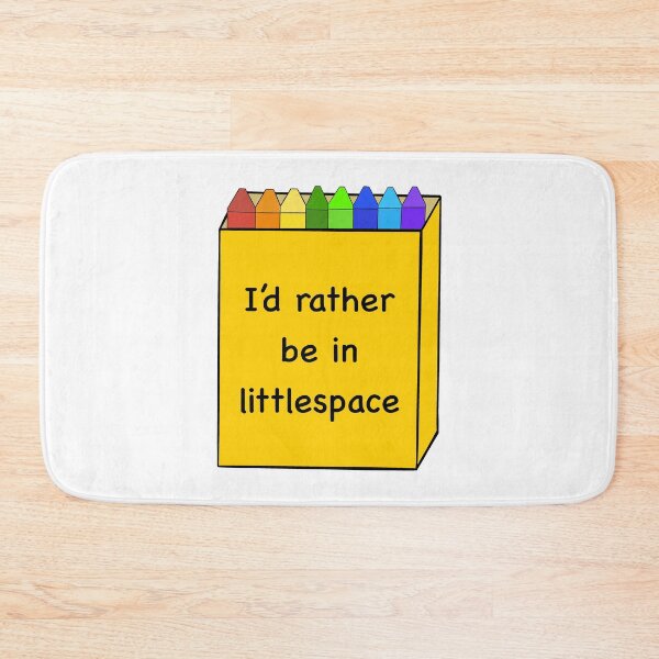Item preview, I'd Rather Be in Littlespace Crayon Box designed and sold by ukuleleboyy.