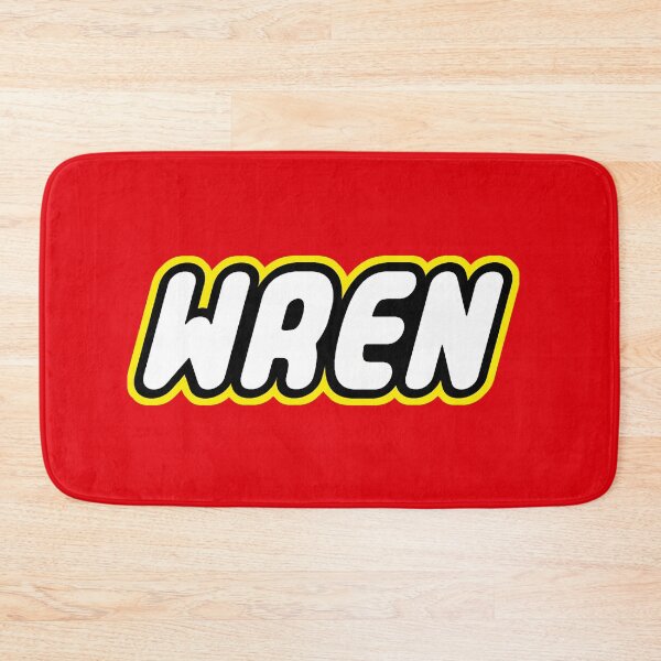 Item preview, Wren personalize gift for mini builder and bricks fan Birthday Wren designed and sold by Urosek.