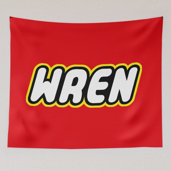 Item preview, Wren personalize gift for mini builder and bricks fan Birthday Wren designed and sold by Urosek.