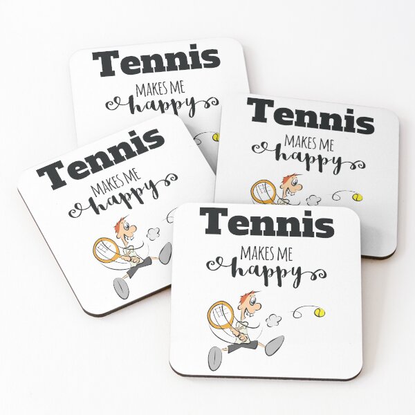 Item preview, Tennis Makes Me Happy designed and sold by 4AllTimes.