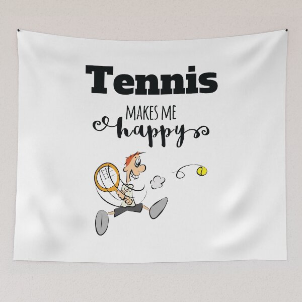Item preview, Tennis Makes Me Happy designed and sold by 4AllTimes.