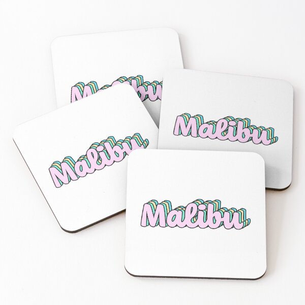 Item preview, Malibu Retro Purple Script designed and sold by modeoftravel.