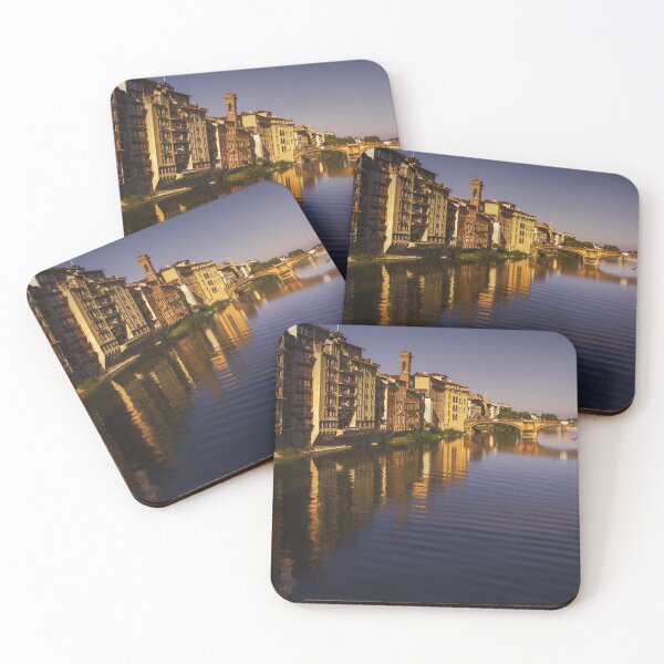 Item preview, Early morning reflection, Arno River designed and sold by DVart-nz.
