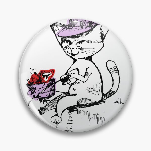 Artikelvorschau, Robin Food Katze, die Hühnchen und Steaks fängt entworfen und verkauft von manuelunsui.