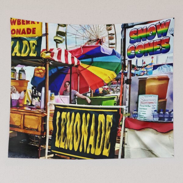 Item preview, Lemonade and Snow Cones at the Fair designed and sold by Susan Savad.
