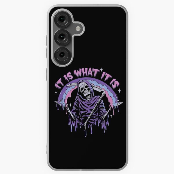 Item preview, Death ~ It Is What It Is ~ Pastel Goth Grim Reaper Drip designed and sold by ctkrstudio.