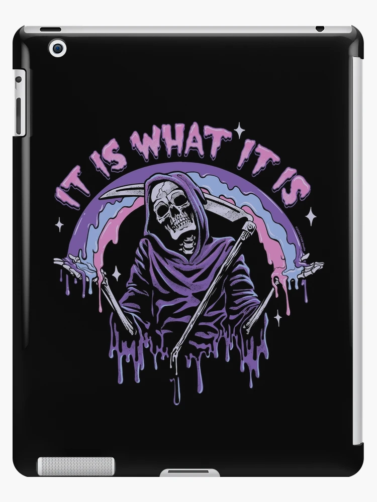 Death ~ It Is What It Is ~ Pastel Goth Grim Reaper Drip Pullover Hoodie  for Sale by ctkrstudio