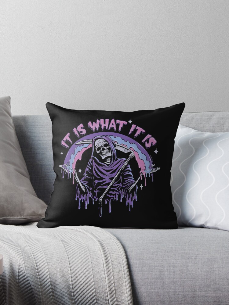 Death ~ It Is What It Is ~ Pastel Goth Grim Reaper Drip Pullover Hoodie  for Sale by ctkrstudio