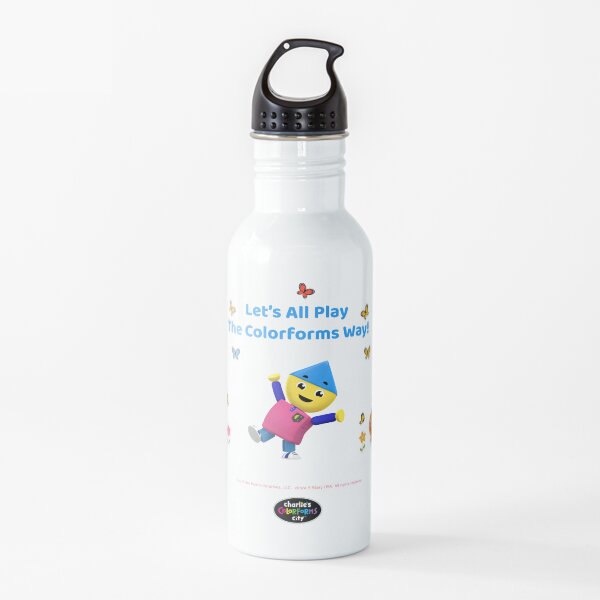 Charlie's Colorforms City - Let’s all play the Colorforms way! Water Bottle