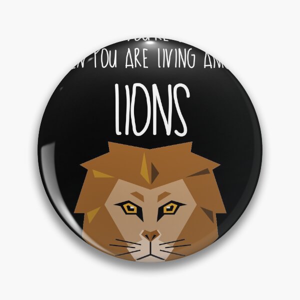 Item preview, Living Among Lions Afrikan Proverb Safari Quote  Safari designed and sold by Rzelemenz.