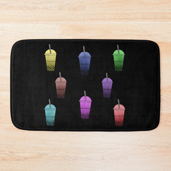 Item preview, Sticker - Stray Kids members ot8 as Boba tea designed and sold by Amy Hearts.