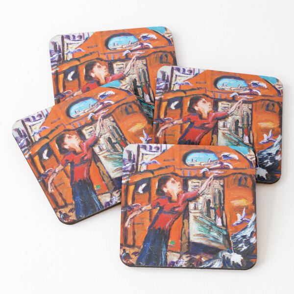 Item preview, Chasing Pigeons designed and sold by PorticoArts4U.
