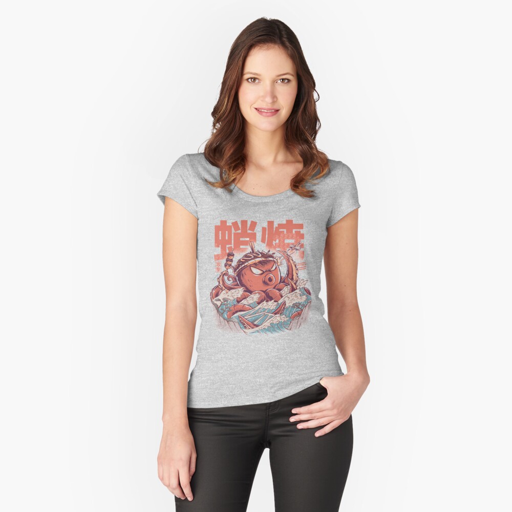 Item preview, Fitted Scoop T-Shirt designed and sold by ilustrata.