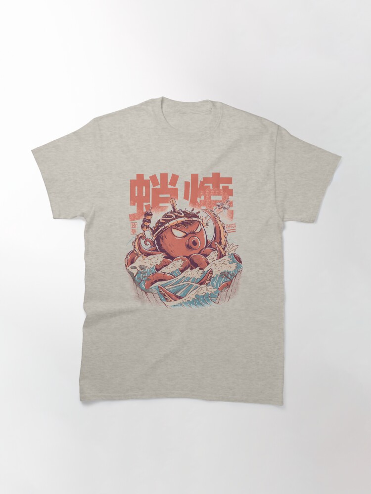 Thumbnail 3 of 7, Classic T-Shirt, Takoyaki Attack designed and sold by ilustrata.