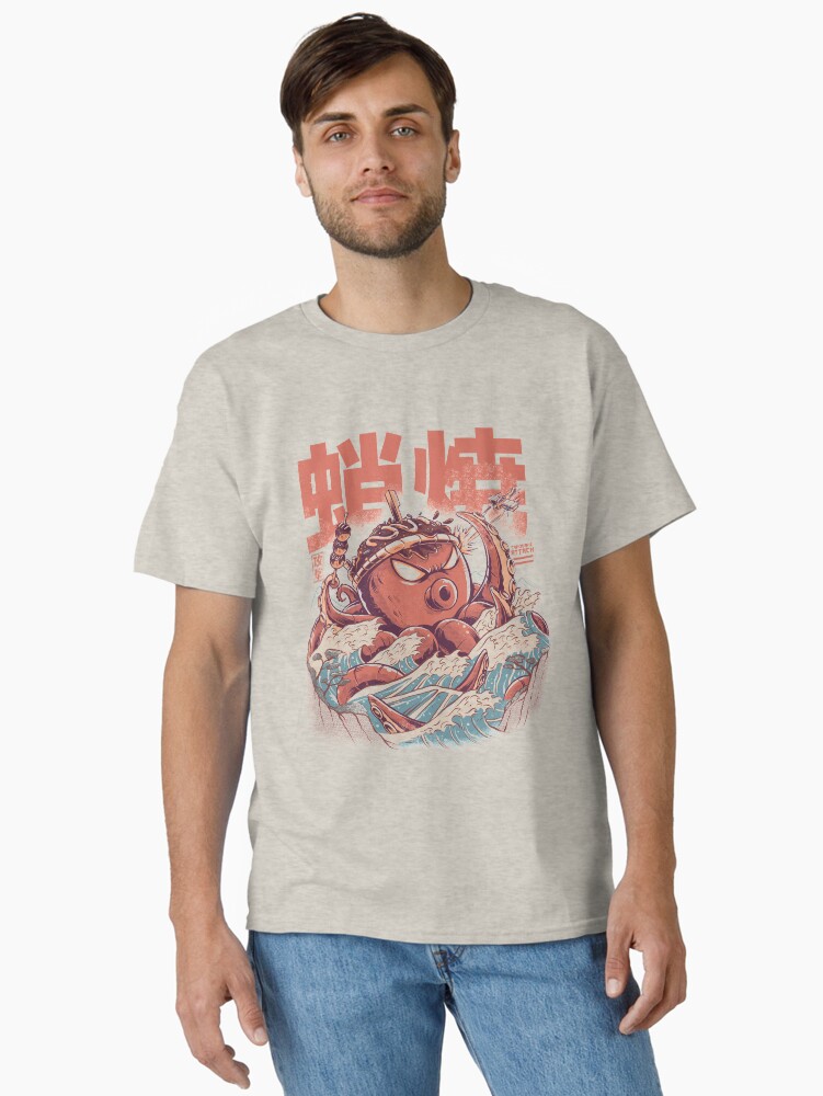 Thumbnail 2 of 7, Classic T-Shirt, Takoyaki Attack designed and sold by ilustrata.