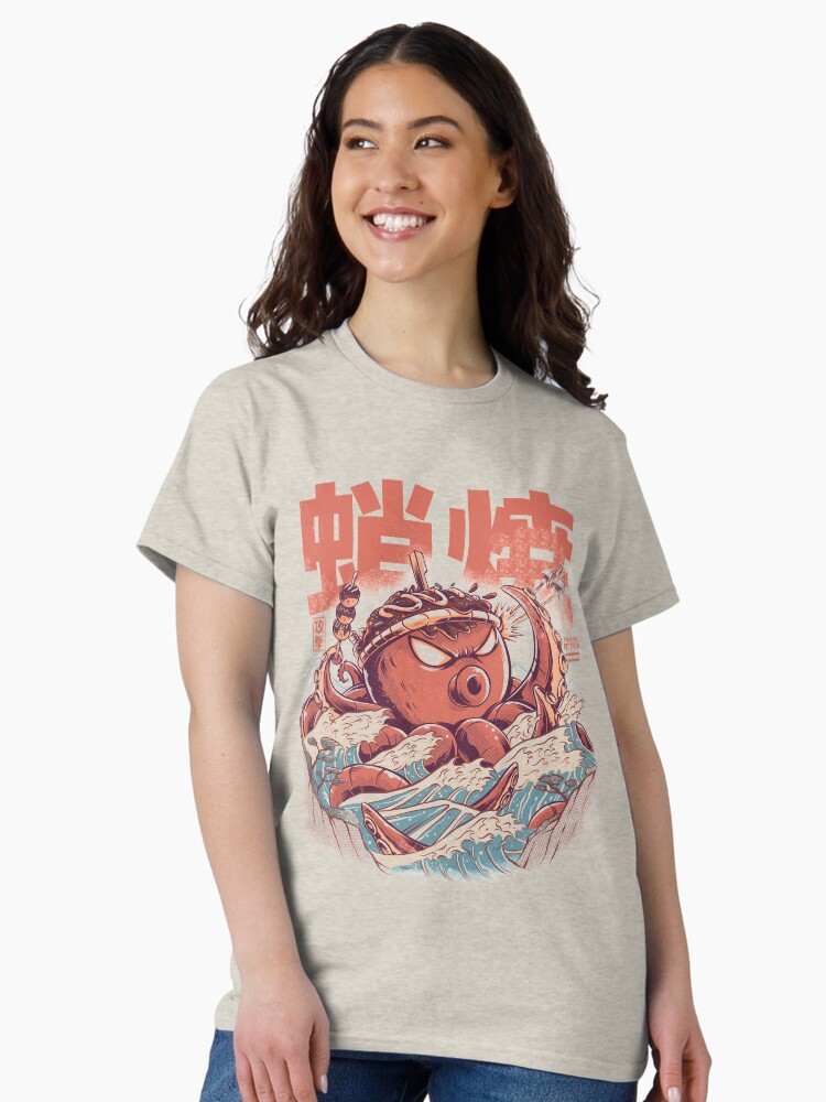 Thumbnail 1 of 7, Classic T-Shirt, Takoyaki Attack designed and sold by ilustrata.