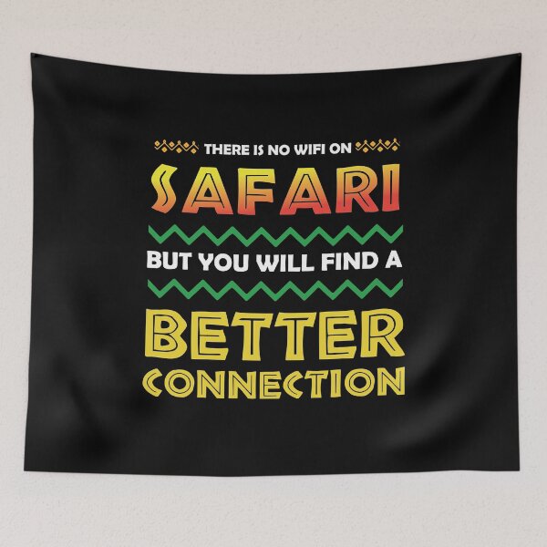 Item preview, There is no Wifi But a Better Connection Africa Safari designed and sold by Rzelemenz.