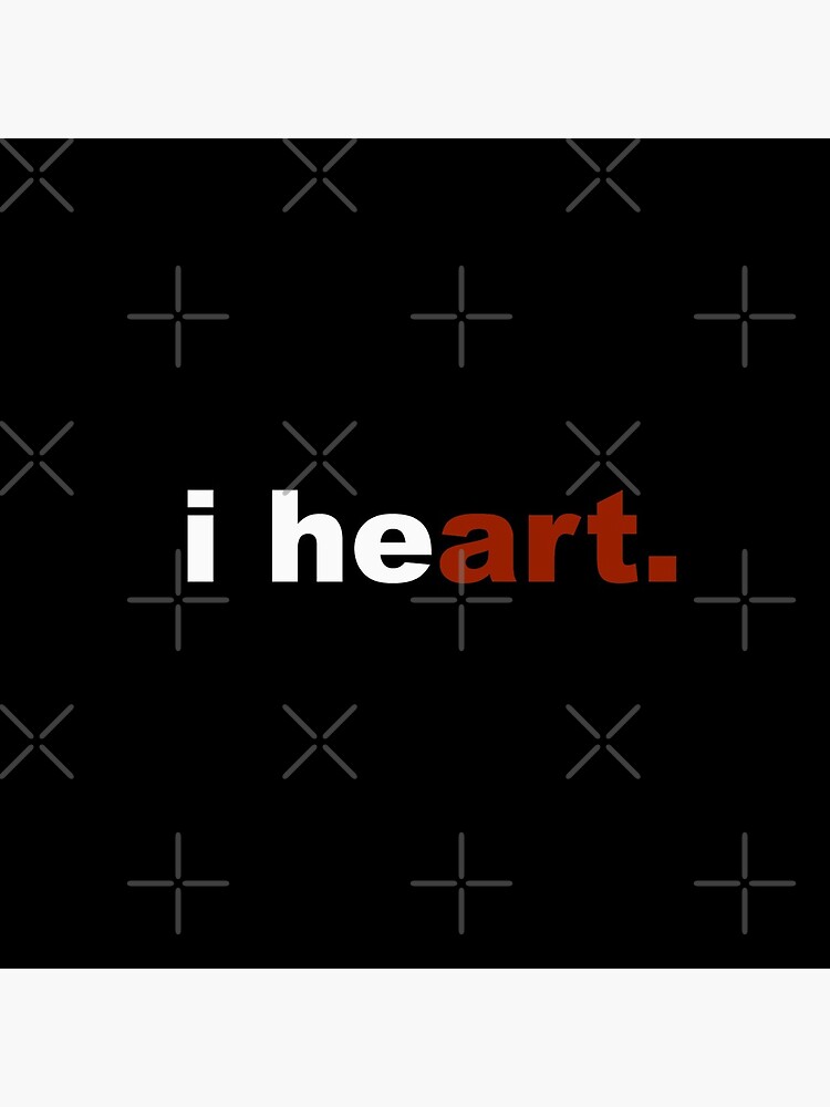 I Heart Art- Go Red Day- American Heart Association by Matlgirl