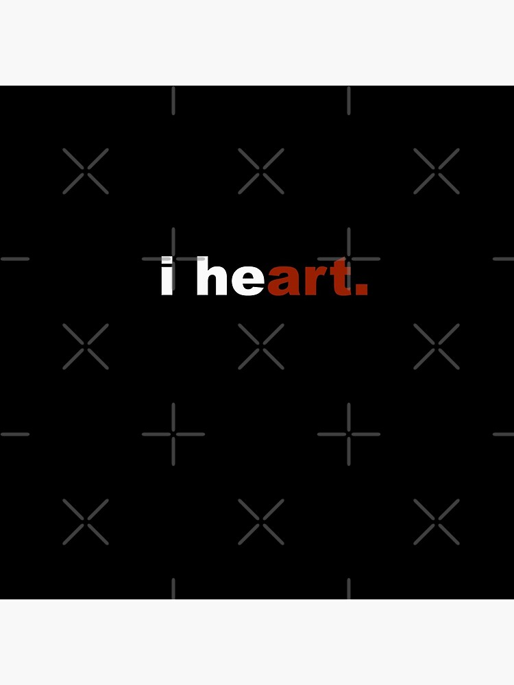 I Heart Art- Go Red Day- American Heart Association by Matlgirl