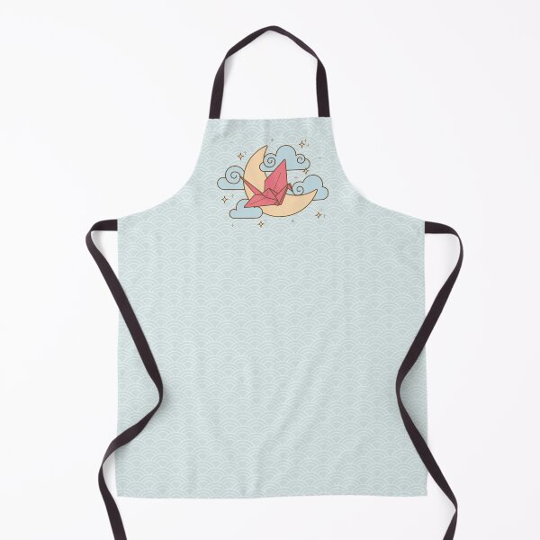 Item preview, Tsuru with Moon and Clouds designed and sold by LuYukari.