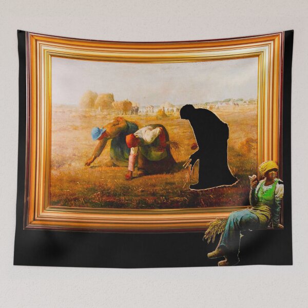 Item preview, Banksy Painting Agency Job - Interpretation of The Gleaners by Jean Francois Millet designed and sold by WE-ARE-BANKSY.